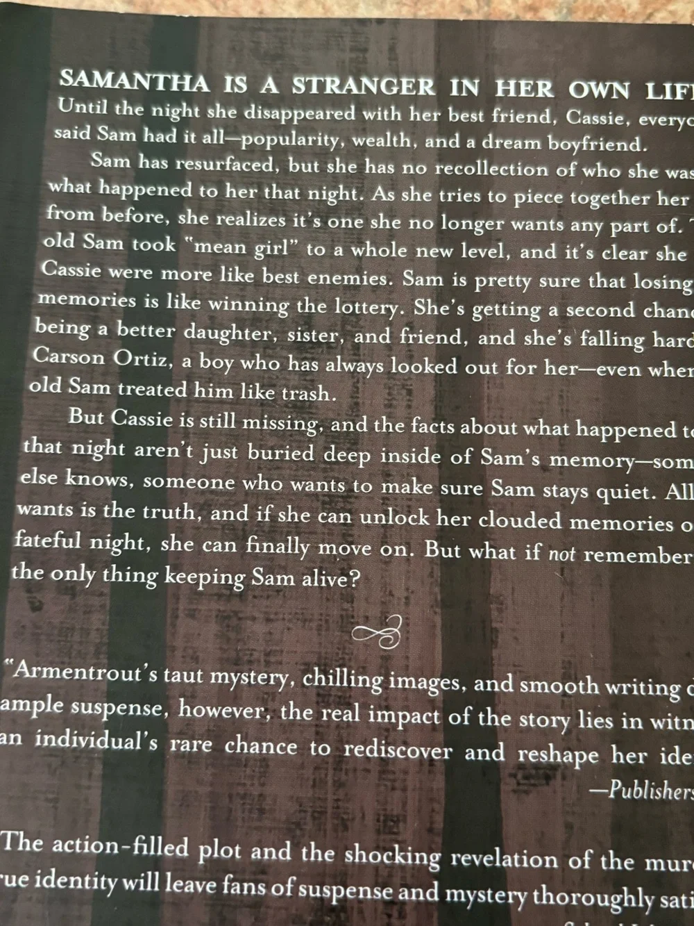 Don't Look Back by Jennifer L. Armentrout - paperback